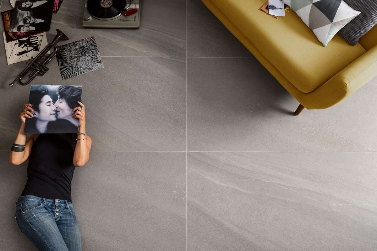 IMOLA - LIME-ROCK - 75x75 - Fondo - colore Grigio - LMRCK 75G RM